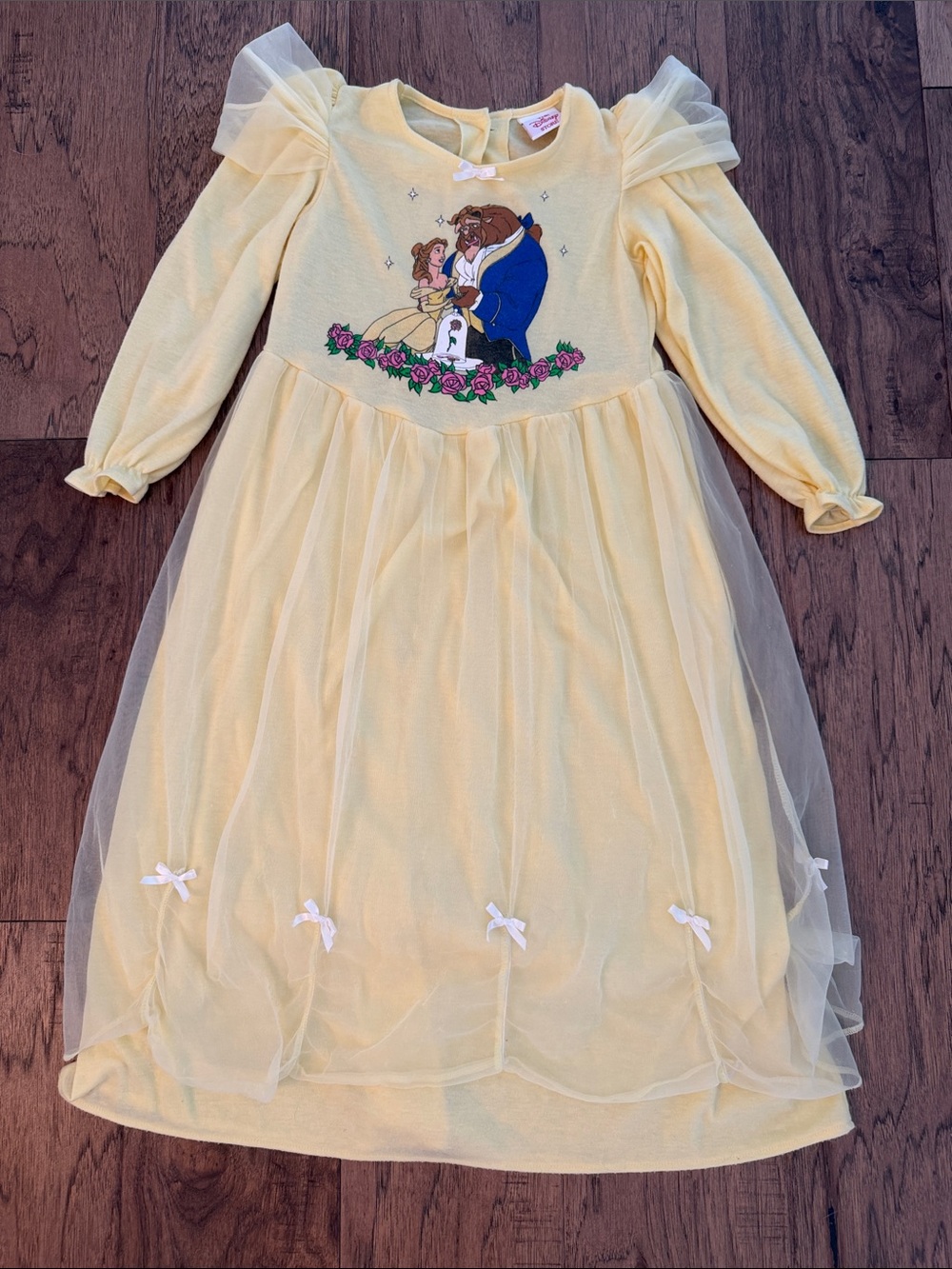 Disney Princess Yellow Belle Beauty & Beast Nightgown Costime